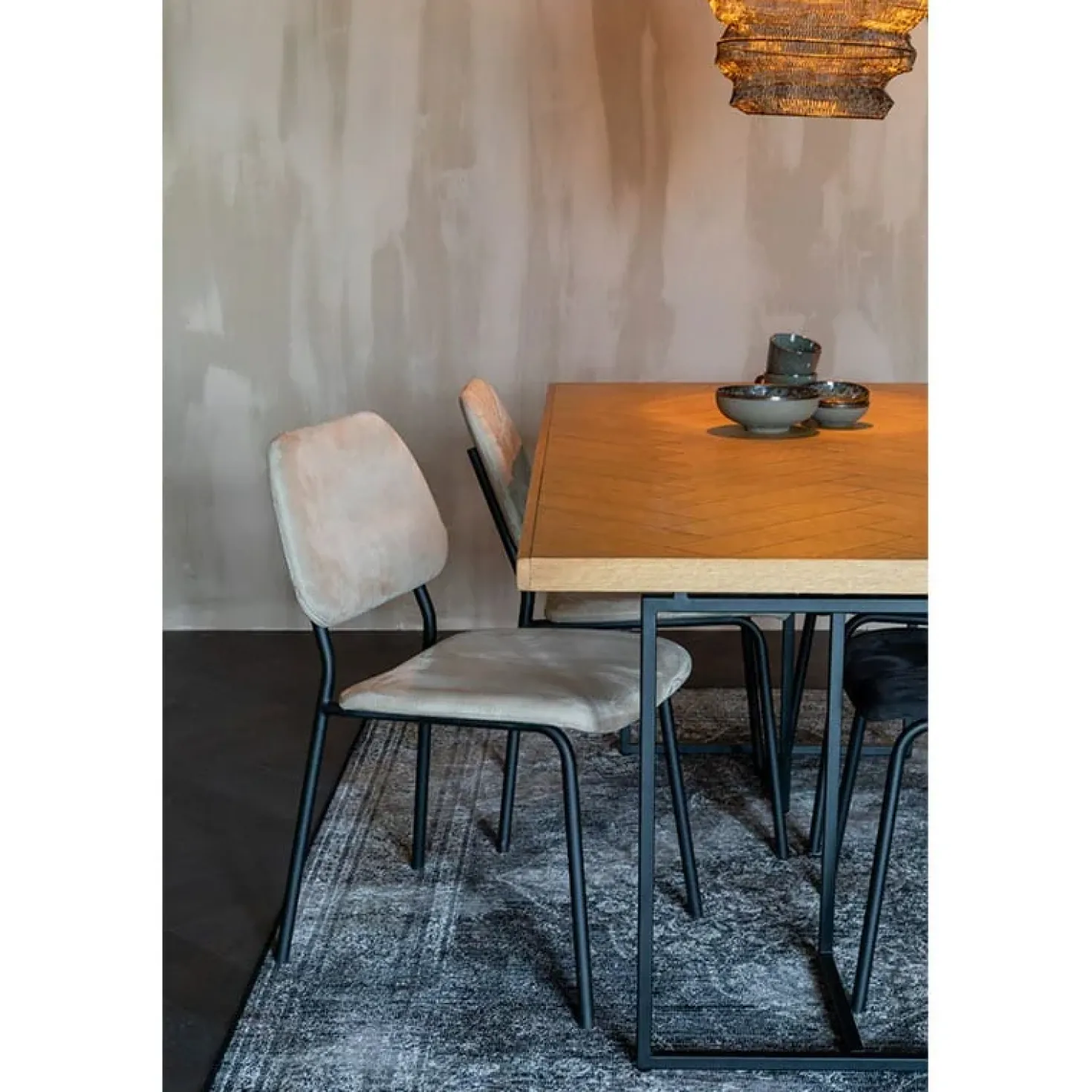 Dutchbone Eetkamertafel Class 180x90cm eiken naturel