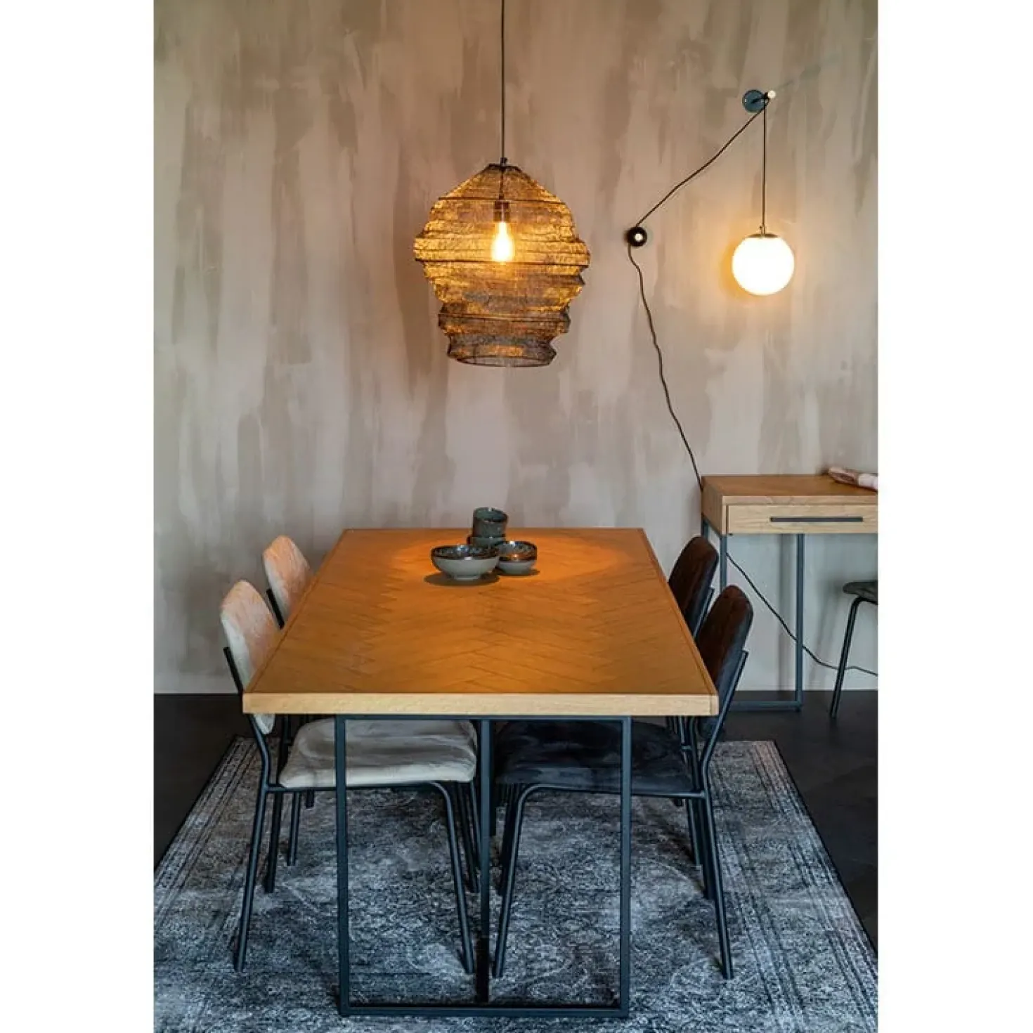 Dutchbone Eetkamertafel Class 180x90cm eiken naturel