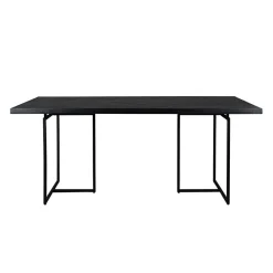 Dutchbone Eetkamertafel Class 180x90cm zwart