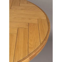 Dutchbone Eetkamertafel Class naturel rond 120cm