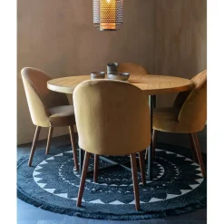 Dutchbone Eetkamertafel Class naturel rond 120cm