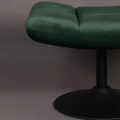 Dutchbone Hocker Bar Velvet Groen