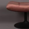 Dutchbone Hocker Bar Velvet Roze