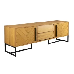 Dutchbone Tv meubel Class naturel eiken 180cm