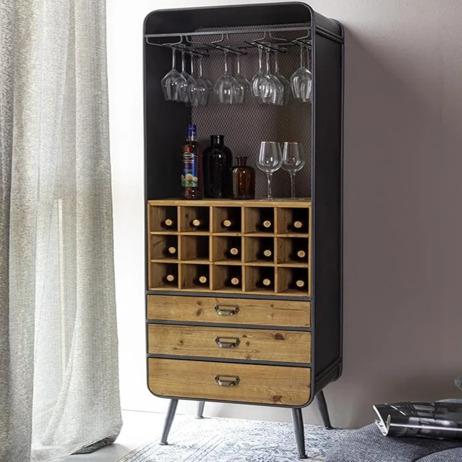 Dutchbone Vino Wijnkast