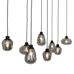 Echo Hanglamp 8-lichts glas