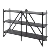 Eddy Wandrek 3 laags Antraciet 130cm