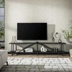 Eddy XL Tv-meubel metaal Antraciet 220cm