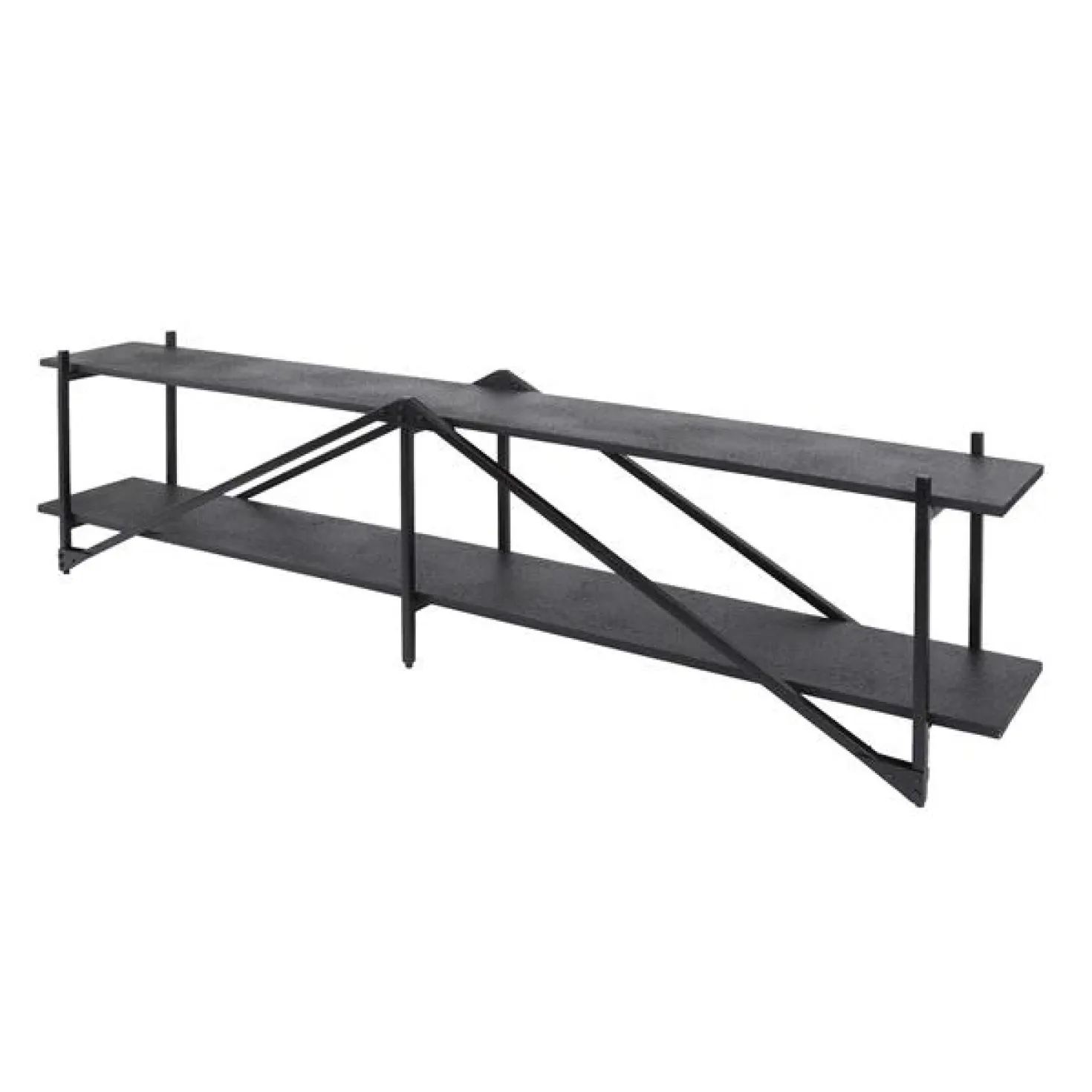 Eddy XL Tv-meubel metaal Antraciet 220cm