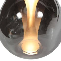 Edgar 1-lichts Hanglamp large Smoke Glas