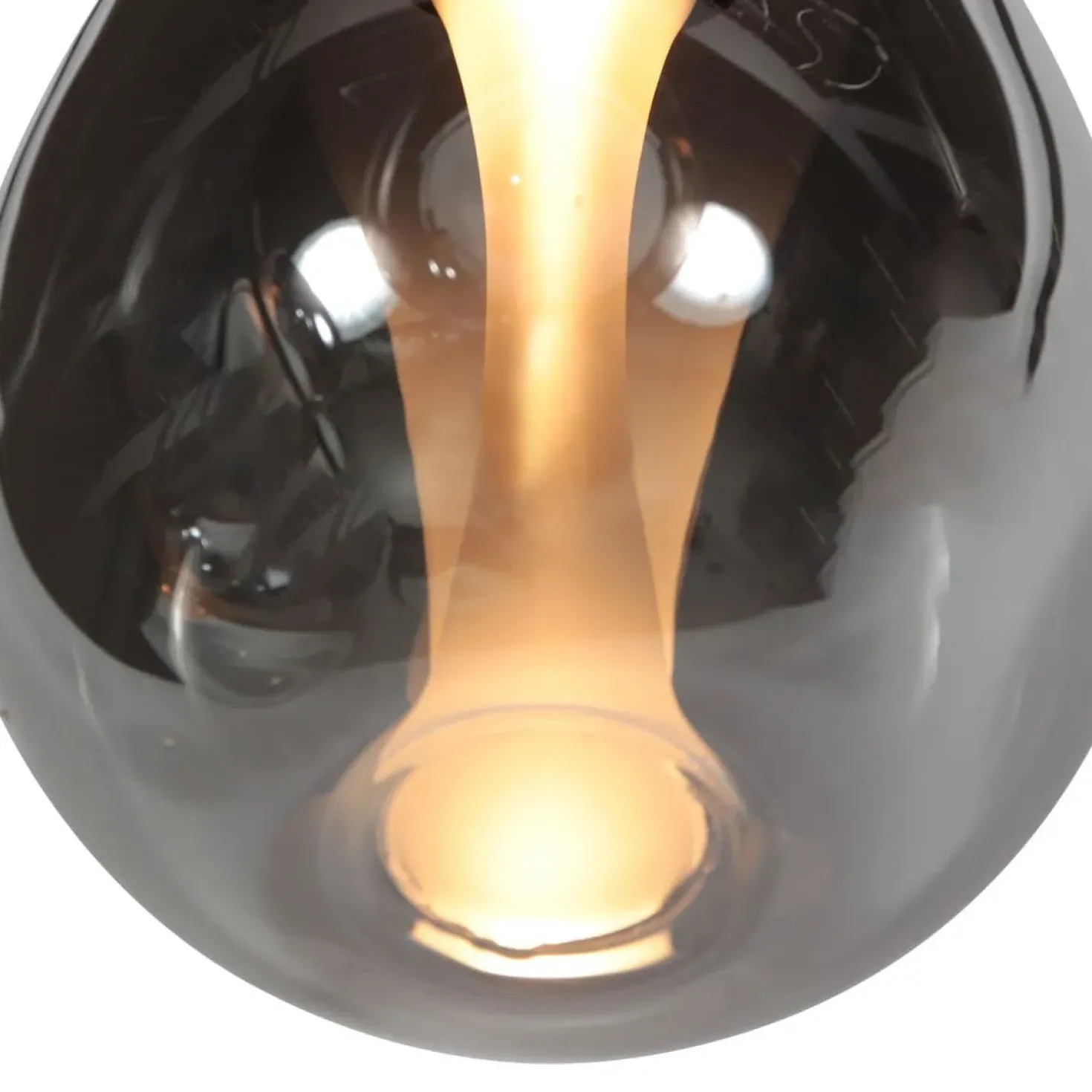 Edgar 1-lichts Hanglamp small Smoke Glas