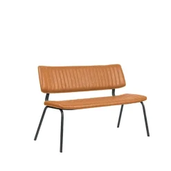 Eetkamerbank Gusto Cognac 120cm