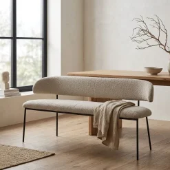 Eetkamerbank Luka taupe copenhagen