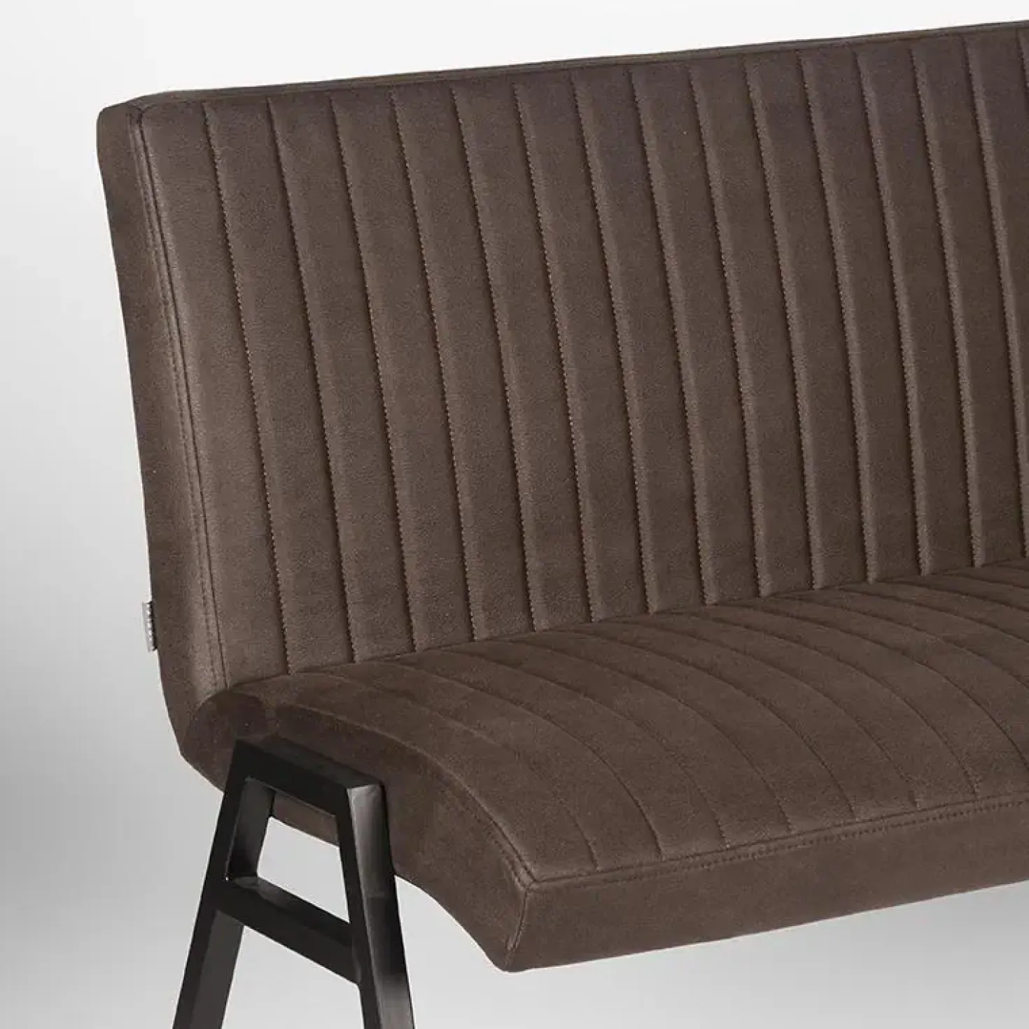 Eetkamerbank Matz Antraciet Microfiber 145cm