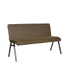 Eetkamerbank Matz Army green Microfiber 145cm
