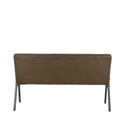Eetkamerbank Matz Army green Microfiber 145cm