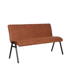 Eetkamerbank Matz Cognac Microfiber 145cm