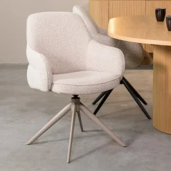 Eetkamerstoel Bern Naturel Boucle