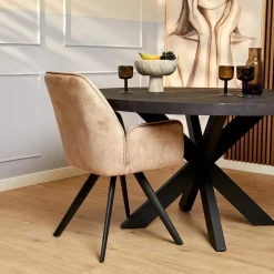 Eetkamerstoel Brigitte Beige