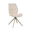 Eetkamerstoel Comfy Boucle met bruin onderstel 48cm