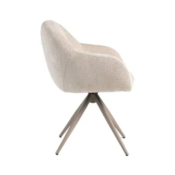 Eetkamerstoel Esma Naturel Taupe poot