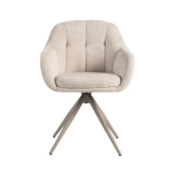 Eetkamerstoel Esma Naturel Taupe poot