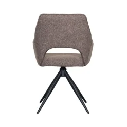 Eetkamerstoel Finley Bruin Boucle