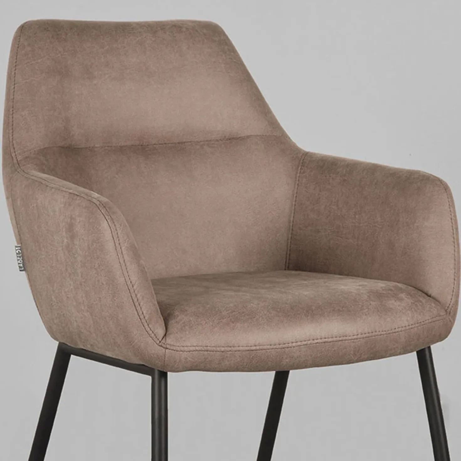 Eetkamerstoel Lenny taupe