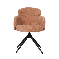 Eetkamerstoel Levi Cognac Stof