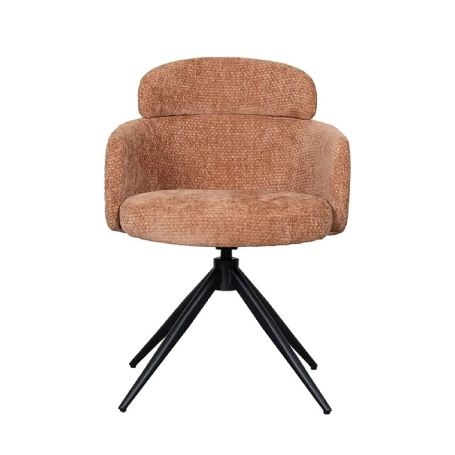 Eetkamerstoel Levi Cognac Stof