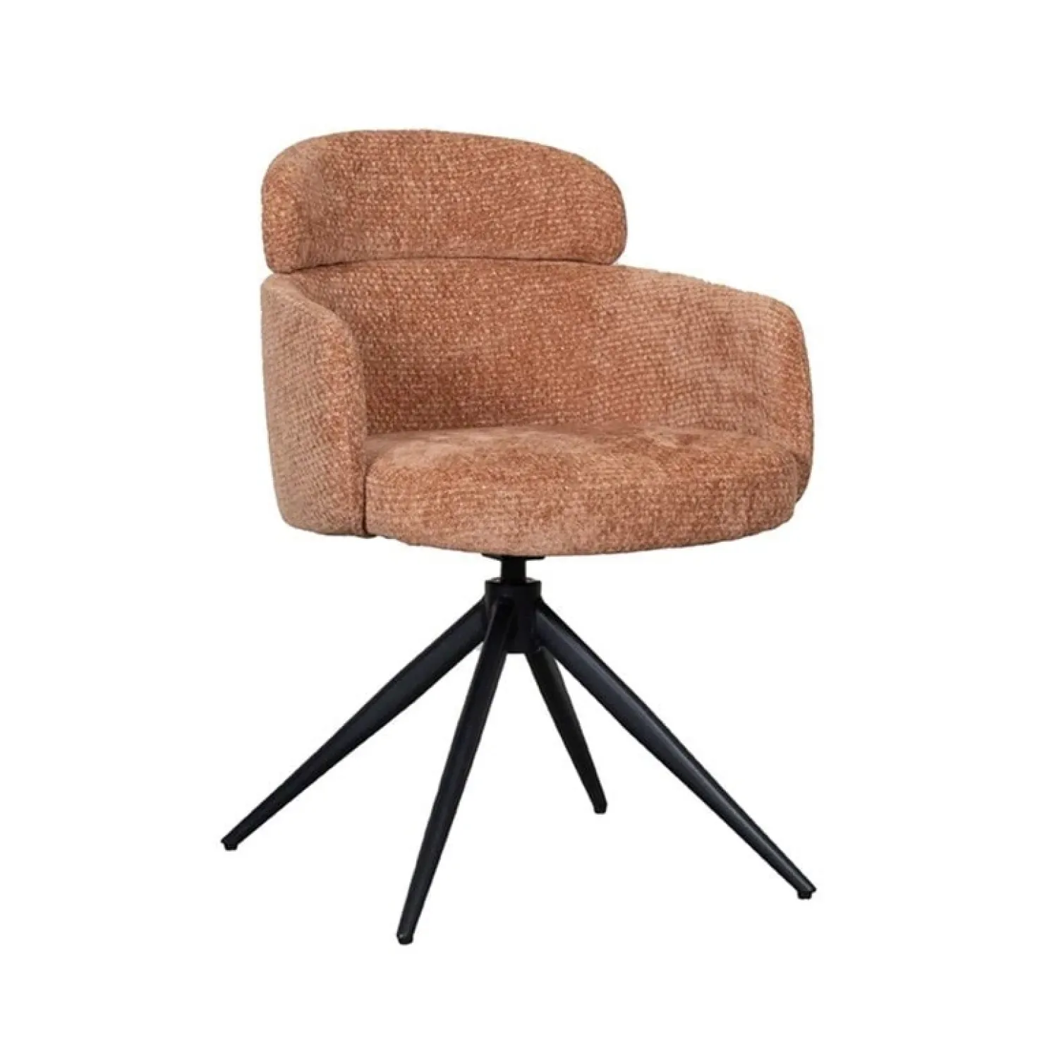 Eetkamerstoel Levi Cognac Stof