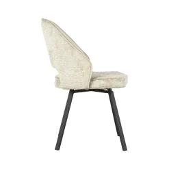 Eetkamerstoel Lewis Beige Fluweel