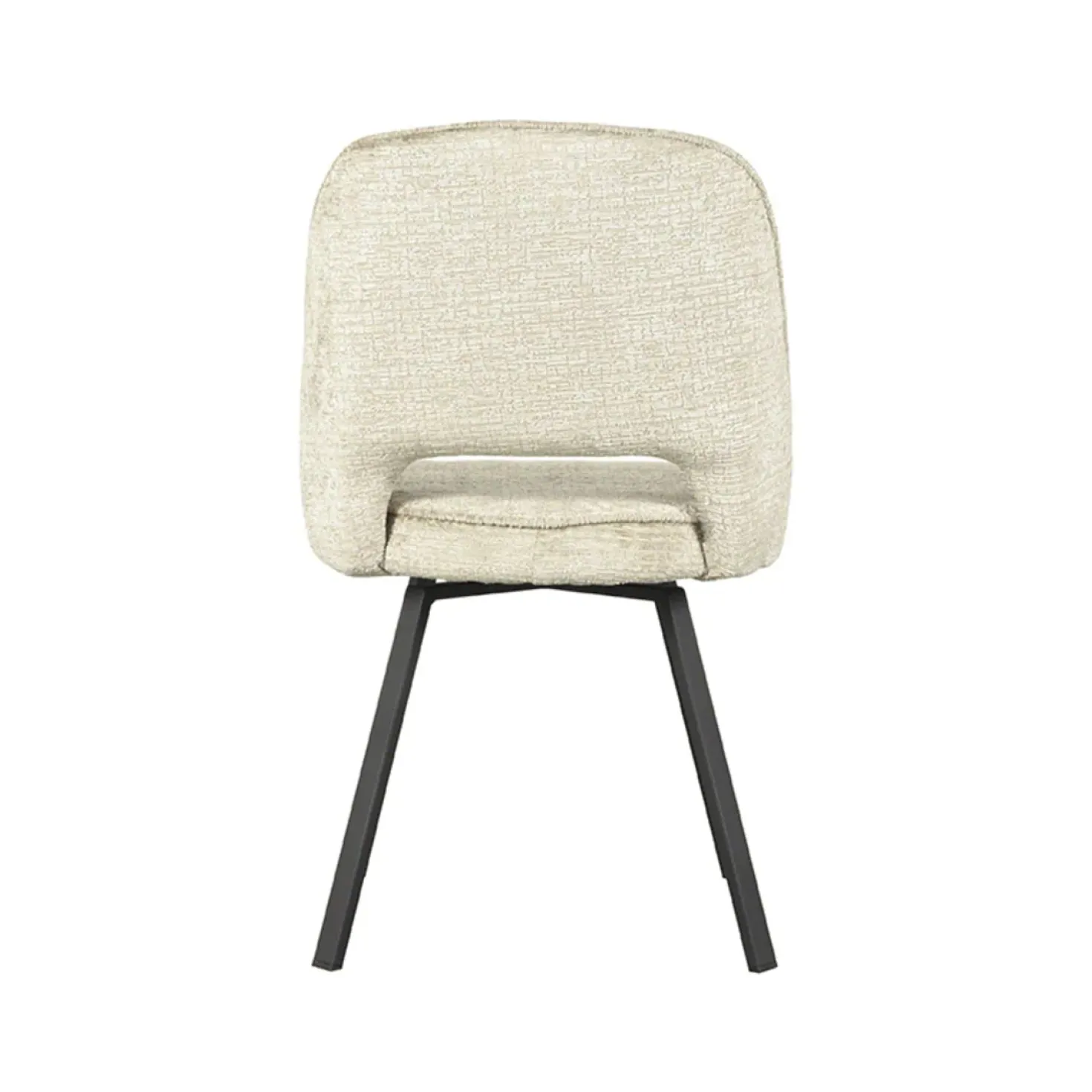 Eetkamerstoel Lewis Beige Fluweel