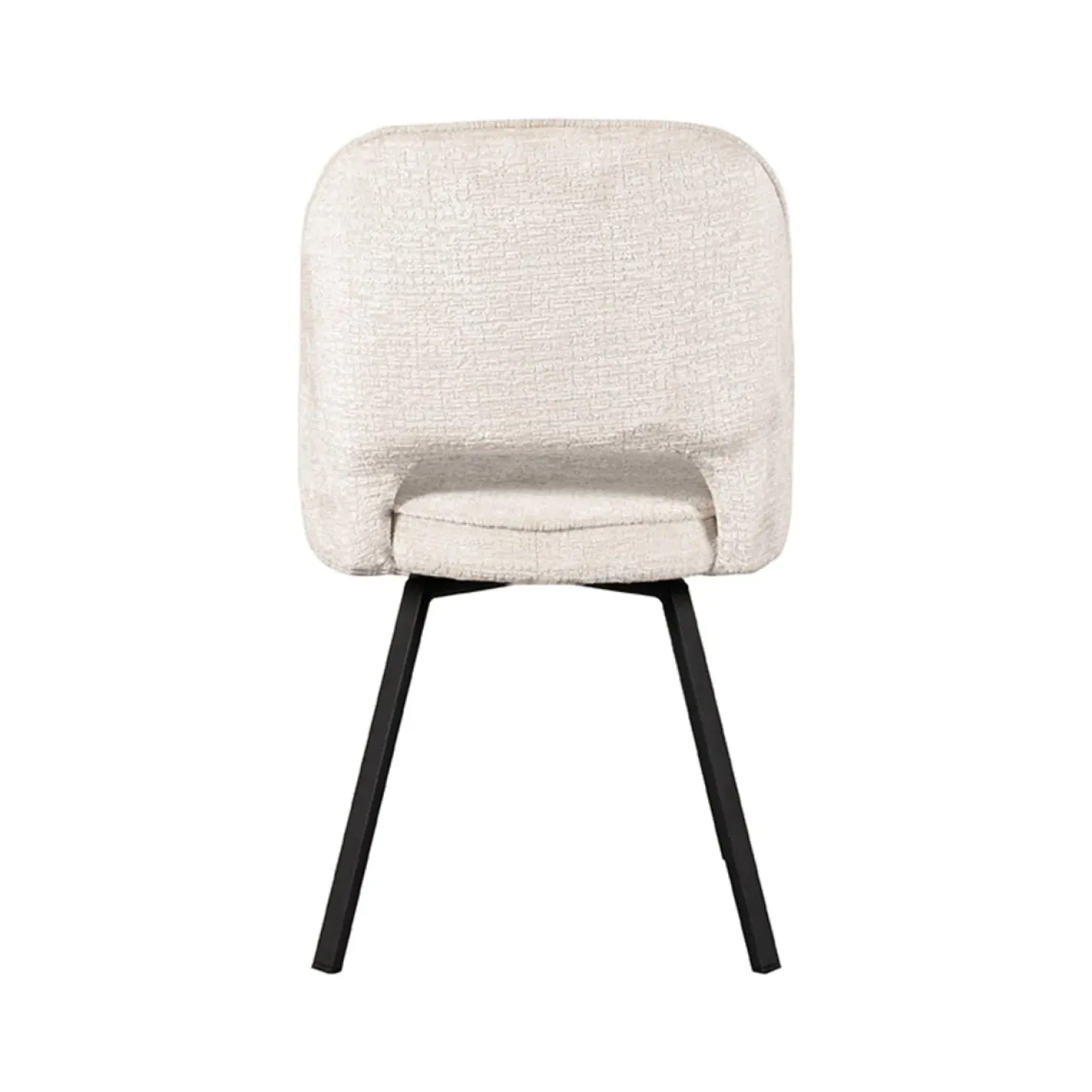 Eetkamerstoel Lewis Crème Fluweel