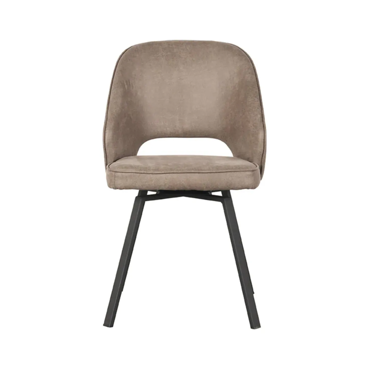 Eetkamerstoel Lewis Taupe Micro Suede