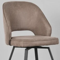 Eetkamerstoel Lewis Taupe Micro Suede