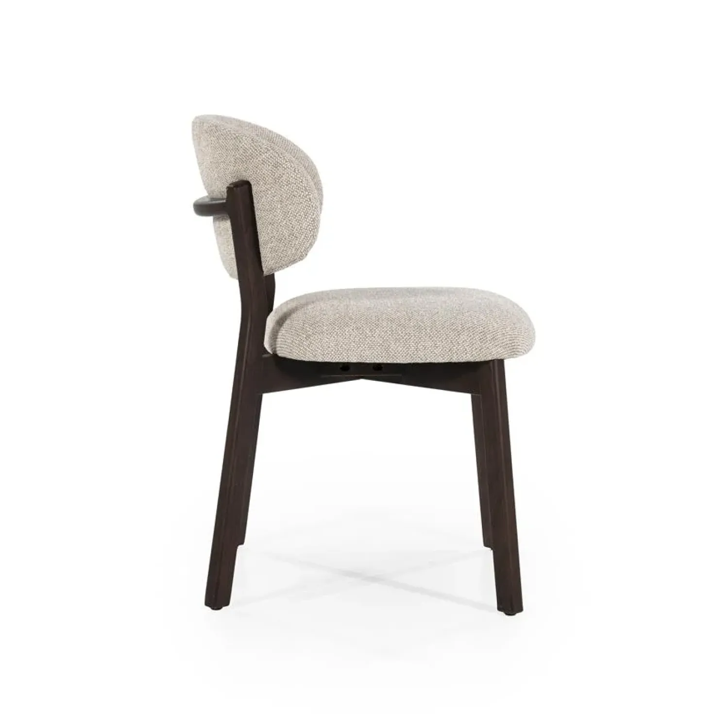 Eetkamerstoel Mikky Bruin Taupe
