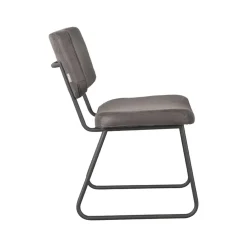 Eetkamerstoel Noah Antraciet Micro Suede
