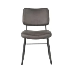 Eetkamerstoel Noah Antraciet Micro Suede