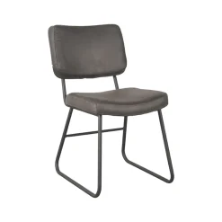 Eetkamerstoel Noah Antraciet Micro Suede