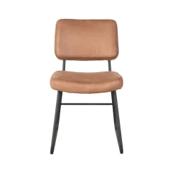 Eetkamerstoel Noah Cognac Micro Suede