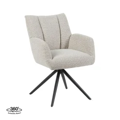 Eetkamerstoel Padua Naturel Boucle
