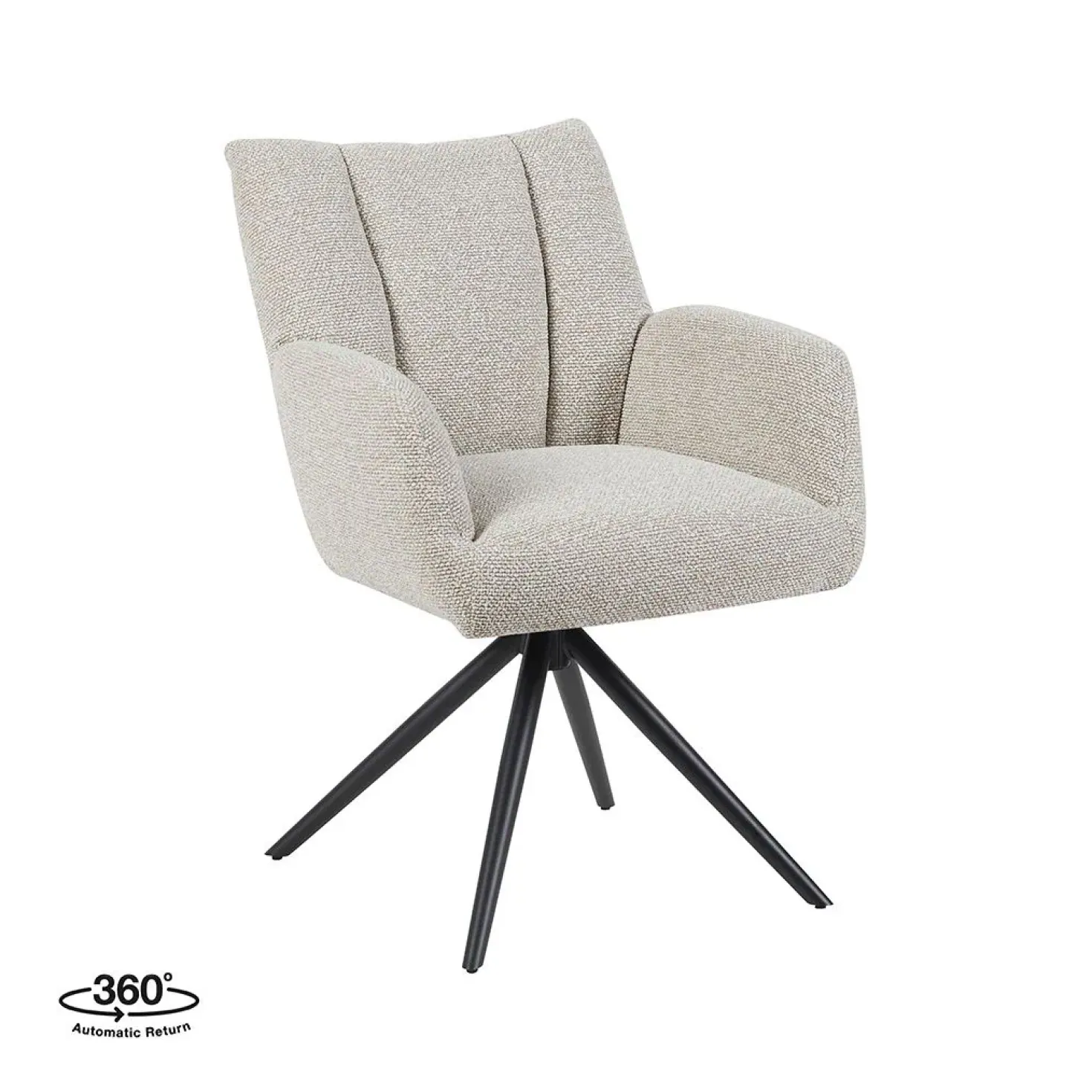 Eetkamerstoel Padua Naturel Boucle