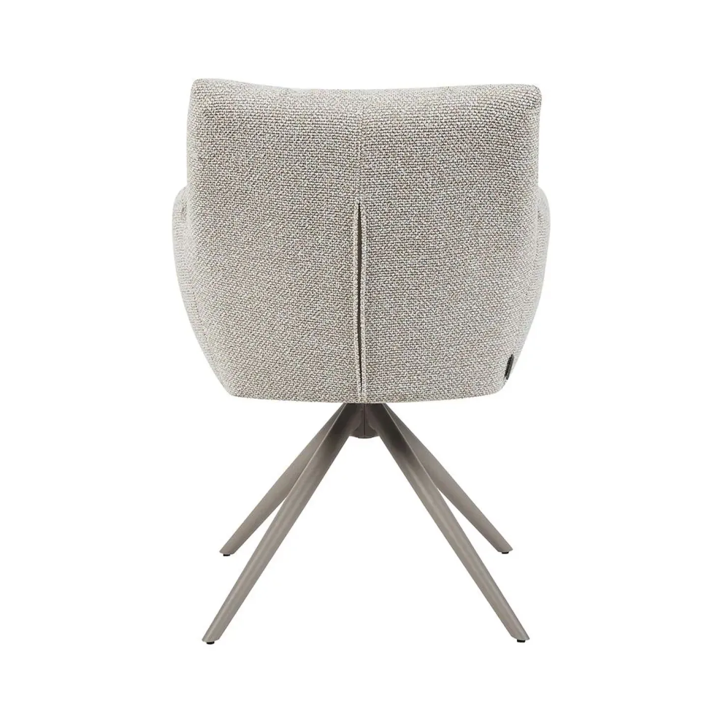 Eetkamerstoel Padua Naturel Boucle met Taupe poot