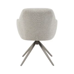 Eetkamerstoel Sayuri Naturel Boucle met Taupe poot