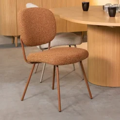 Eetkamerstoel Singapore Coral Boucle