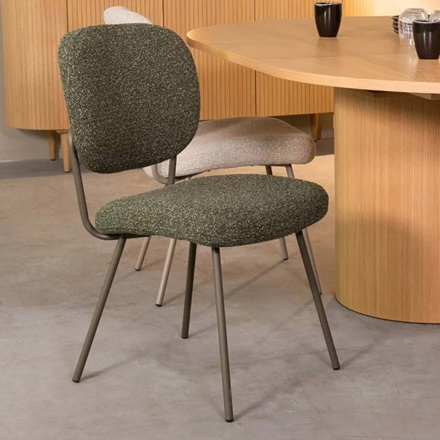 Eetkamerstoel Singapore Forest Boucle
