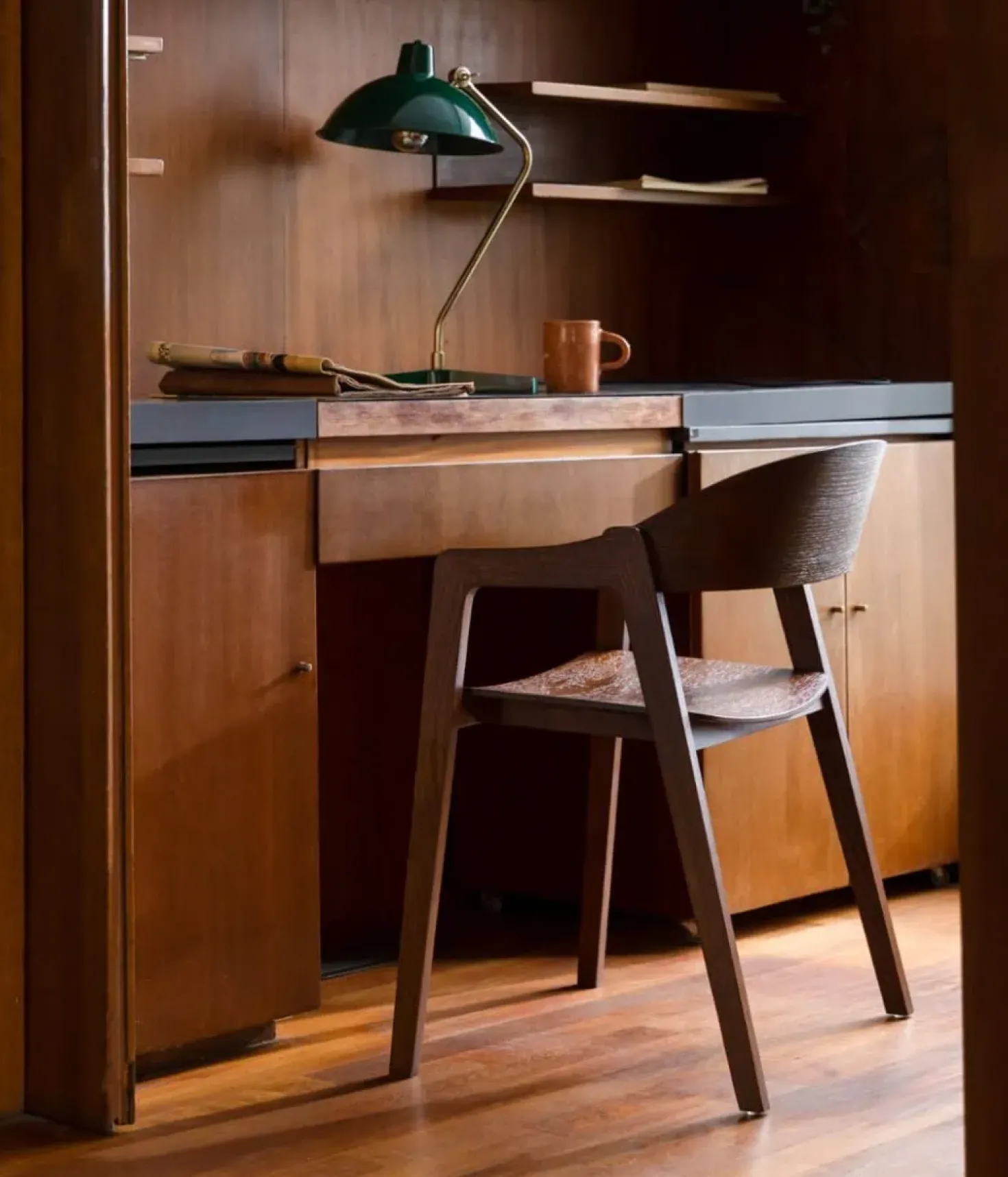 Eetkamerstoel Westlake Walnoot 58cm