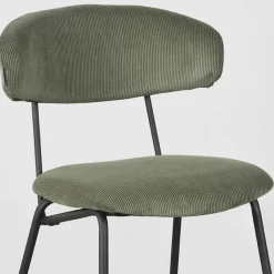 Eetkamerstoel Zack Forest Ribcord