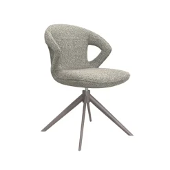 Eetkamerstoel Zurich Grijs Boucle